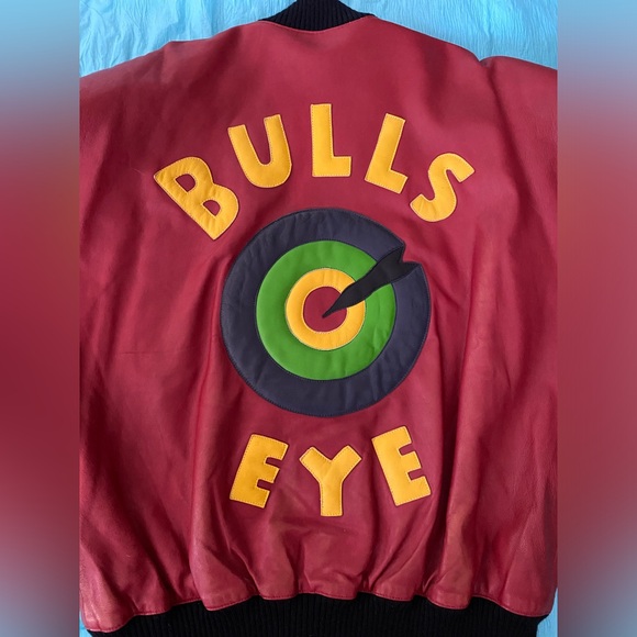 SOLD! RARE 80s/90s MATAR BULLSEYE LEATHER JACKET - Picture 2 of 16